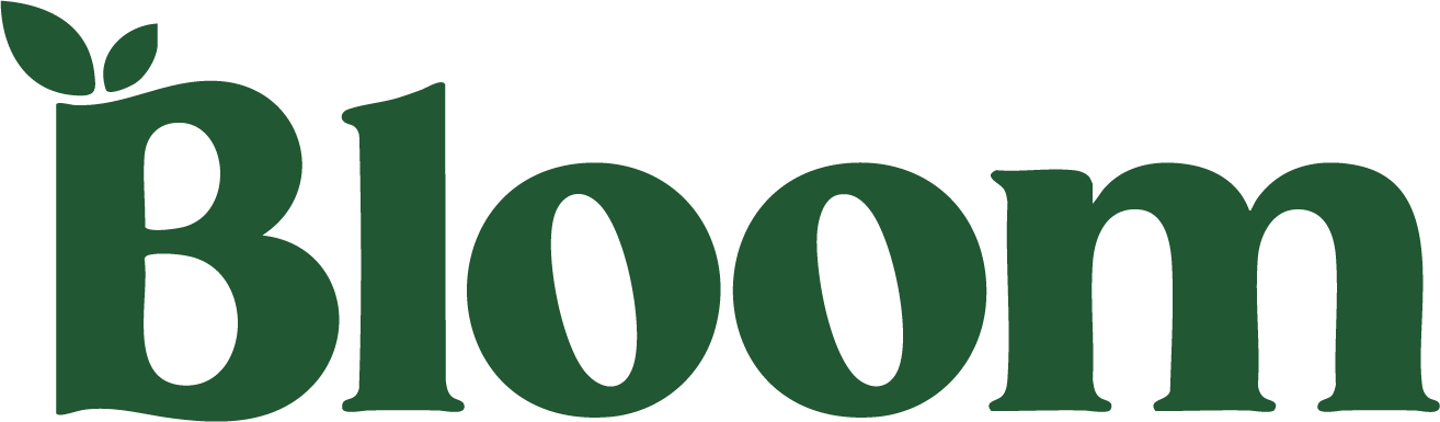 Bloom Logo Wordmark Green